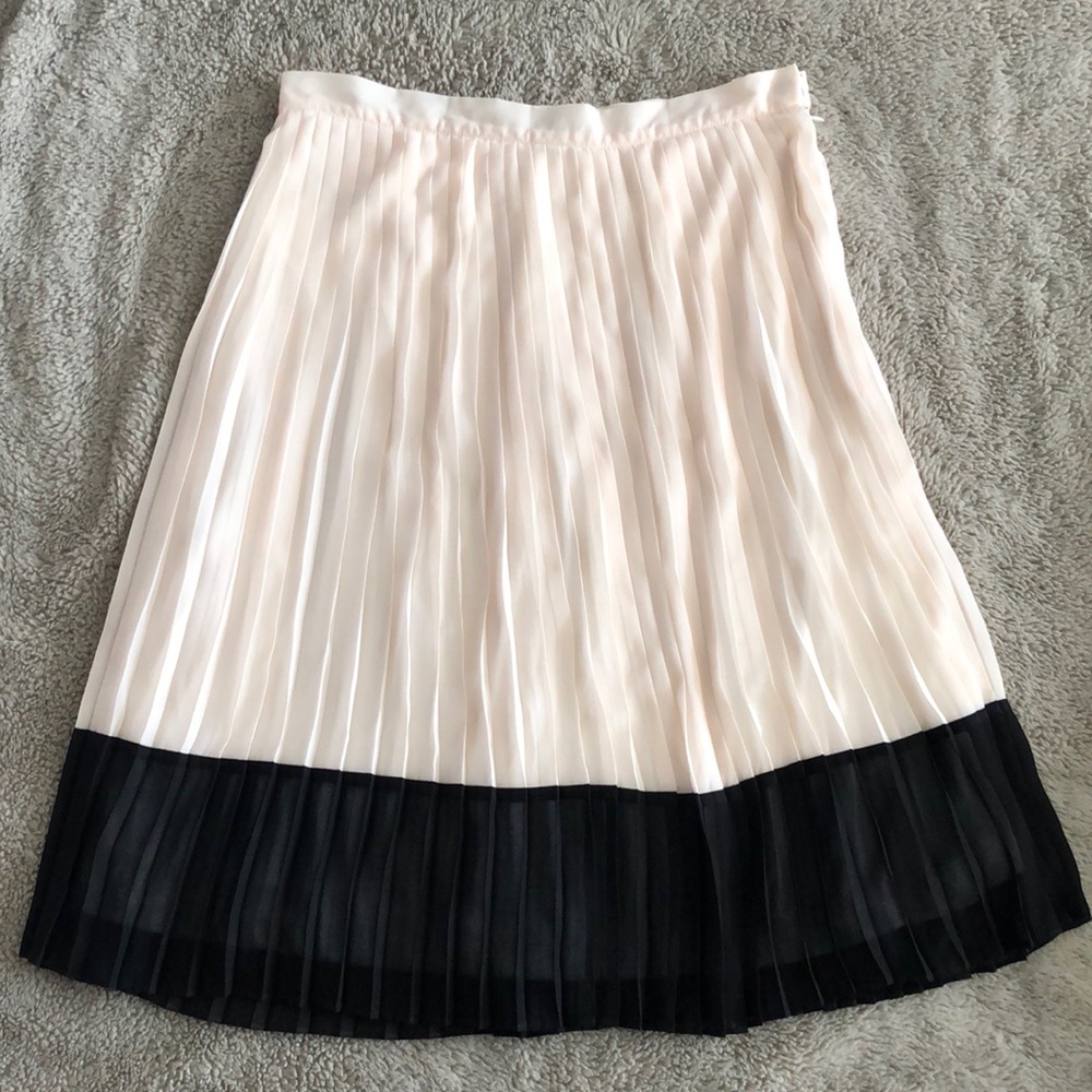 Forever 21 Pleated color block skirt